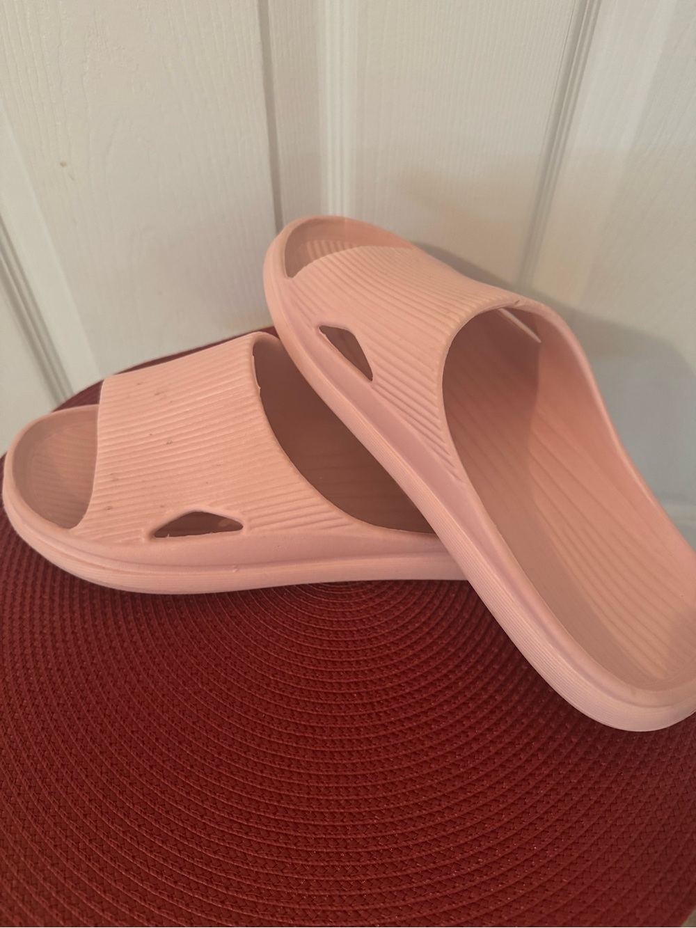 Pink Slide Sandals - Lightweight Casual Slides